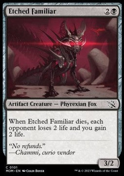 Etched Familiar - March of the Machine (Common) [MOM-101] Main image