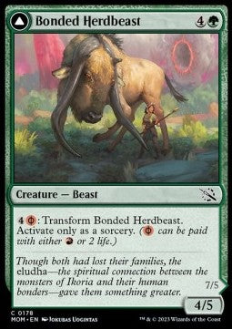 Bonded Herdbeast // Plated Kilnbeast - March of the Machine (Common) [MOM-178] Imagen principal del producto