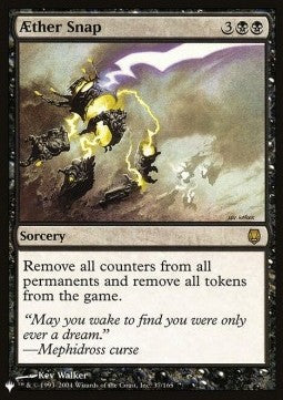 Aether Snap - The List (Rare) [ZNL-37] Immagine principale del prodotto