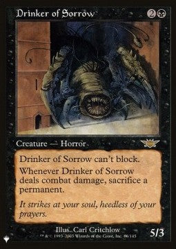 Drinker of Sorrow - The List (Rare) [ZNL-66]