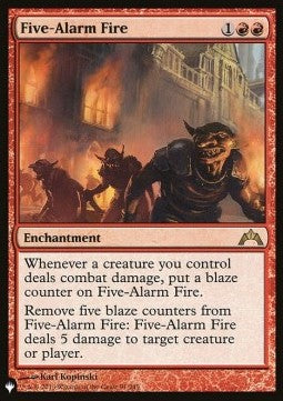 Five-Alarm Fire - The List (Rare) [ZNL-91]
