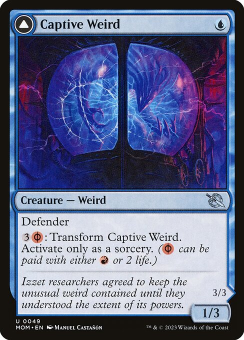 Captive Weird // Compleated Conjurer – March of the Machine (MOM-49) Magic: The Gathering card | LC-REM-20260804-15150727790924-70668650-0fb1-4486-a4e6-ab9a12be5626