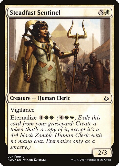 Steadfast Sentinel – Hour of Devastation (HOU-24) Magic: The Gathering card | LC-REM-20260804-15151220261196-707a30d2-0fca-4b39-91fb-9b03152705ba