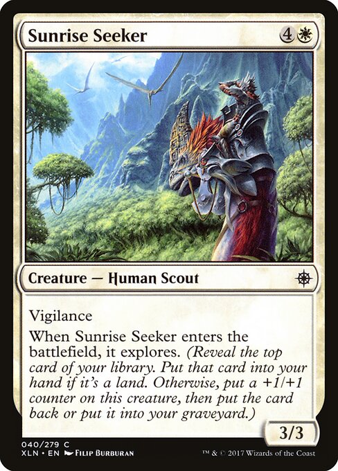 Sunrise Seeker – Ixalan (XLN-40) Magic: The Gathering card | LC-REM-20260804-15765055177036-709d87b3-bf42-47ed-961d-d0e86d3e1d90 Imagen principal del producto