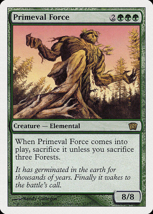 Primeval Force – Eighth Edition (8ED-273) Magic: The Gathering card | LC-REM-20260804-15339631837516-70a4e884-b36c-4fde-84bb-a19a3ce160ae