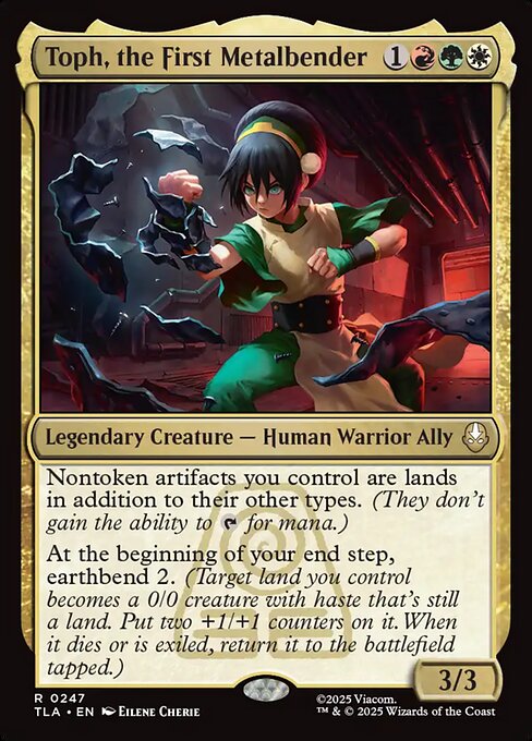 Toph, the First Metalbender – Avatar: The Last Airbender (TLA-247) Magic: The Gathering card | LC-REM-20260804-15562141958476-70b6670f-a9fa-4d75-b0a7-c01b5071a514