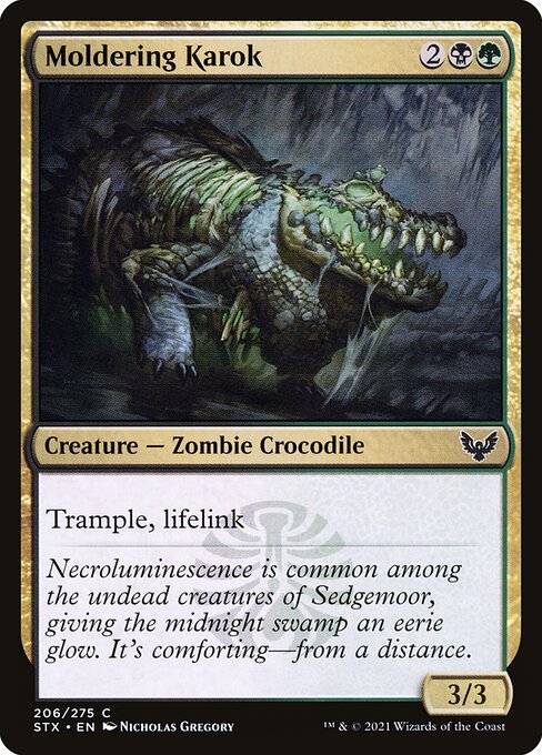Moldering Karok – Strixhaven: School of Mages (STX-206) Magic: The Gathering card Hauptbild