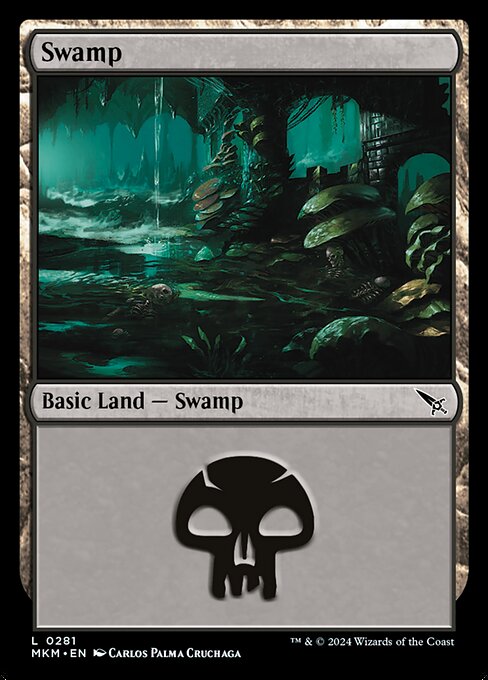Swamp – Murders at Karlov Manor (MKM-281) Magic: The Gathering card