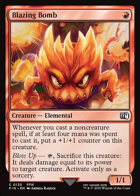 Blazing Bomb – Final Fantasy (FIN-130) Magic: The Gathering card | LC-REM-20260804-15543935369548-70f47277-ca47-428a-808f-0fb32e820a71