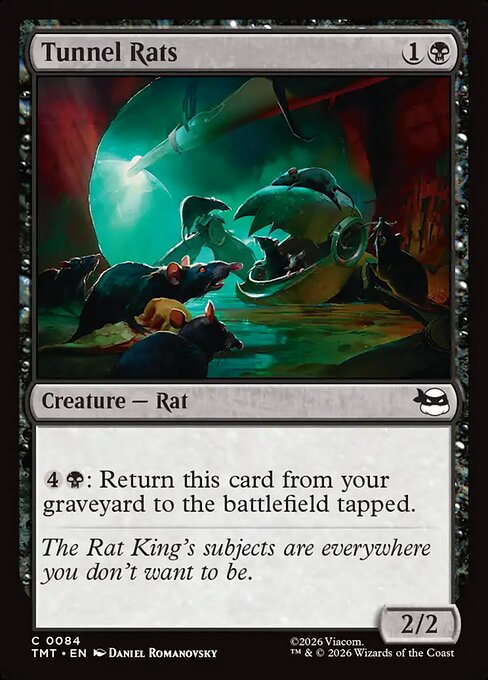 Tunnel Rats – Teenage Mutant Ninja Turtles (TMT-84) Magic: The Gathering card | LC-REM-20260804-15631620079948-70faf7d8-008a-454a-a21b-702aa661b8f9 Hoofdafbeelding