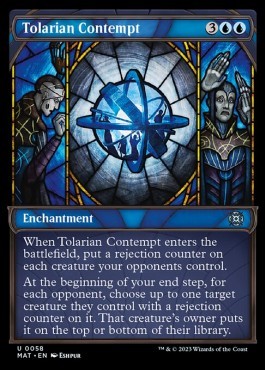 Tolarian Contempt (V.1) - March of the Machine: The Aftermath: Extras (Uncommon) [XMAT-58] Immagine principale del prodotto