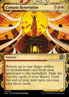 Campus Renovation (V.1) - March of the Machine: The Aftermath: Extras (Uncommon) [XMAT-77] Immagine principale del prodotto