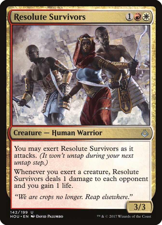 Resolute Survivors - Hour of Devastation (Uncommon) [HOU-142] Image principale du produit