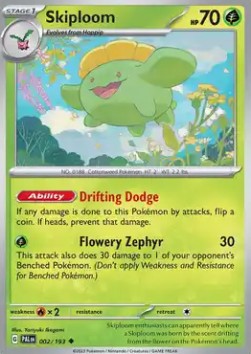 Skiploom - Paldea Evolved (Uncommon) [PAL-002] Hauptbild