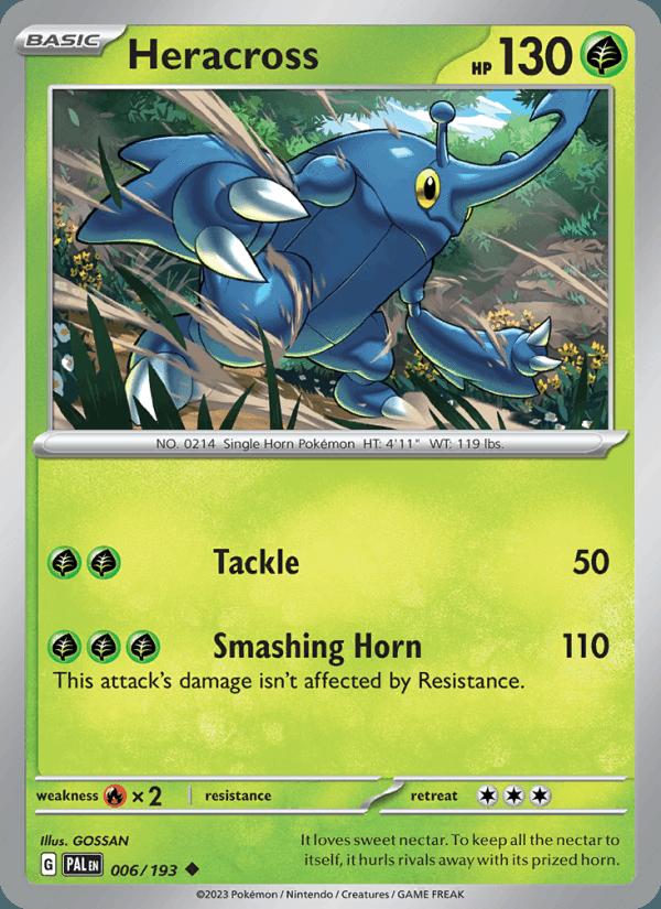 Heracross - Paldea Evolved (Uncommon) [PAL-006] Hoofdafbeelding