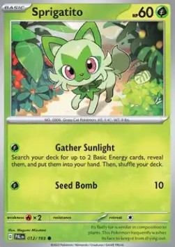 Sprigatito - Paldea Evolved (Common) [PAL-012] Hauptbild