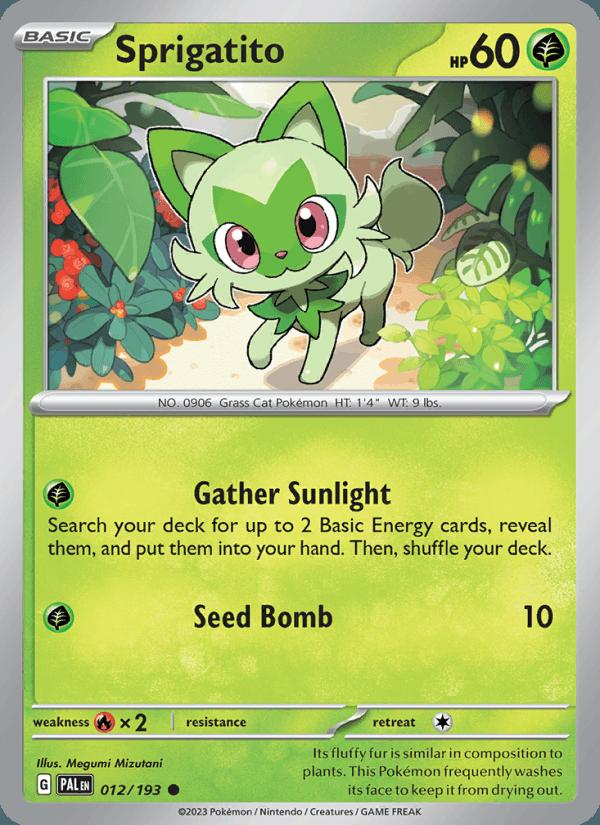 Sprigatito - Paldea Evolved (Common) [PAL-012] Hoofdafbeelding