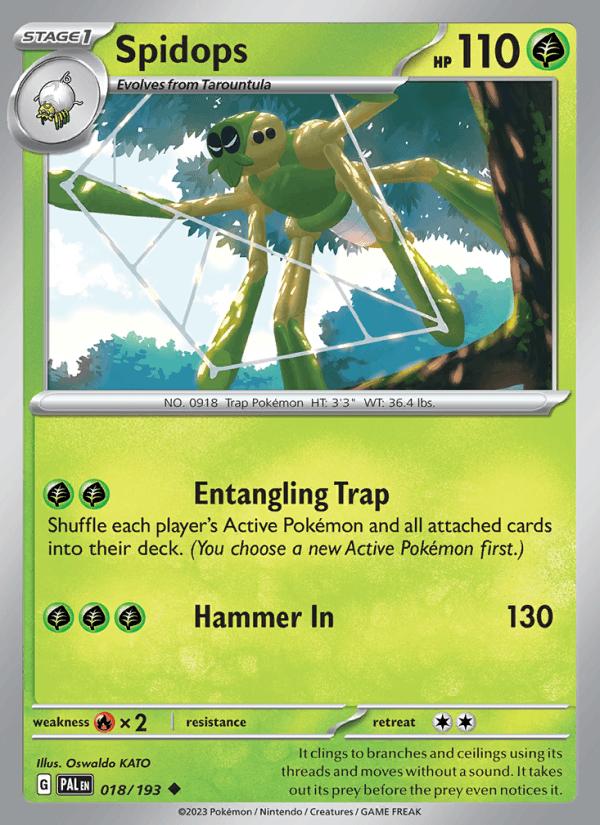 Spidops - Paldea Evolved (Uncommon) [PAL-018] Hoofdafbeelding