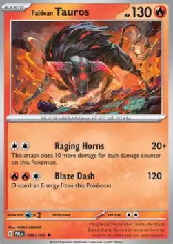 Paldean Tauros - Paldea Evolved (Uncommon) [PAL-028] Hoofdafbeelding