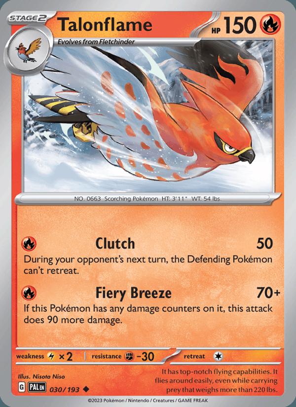 Talonflame - Paldea Evolved (Uncommon) [PAL-030] Hoofdafbeelding