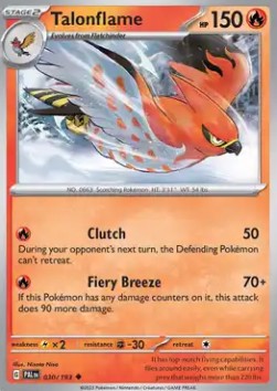Talonflame - Paldea Evolved (Uncommon) [PAL-030] Hover Image