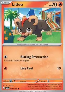 Litleo - Paldea Evolved (Common) [PAL-031] Hauptbild