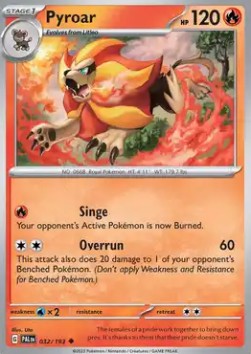 Pyroar - Paldea Evolved (Uncommon) [PAL-032] Hoofdafbeelding