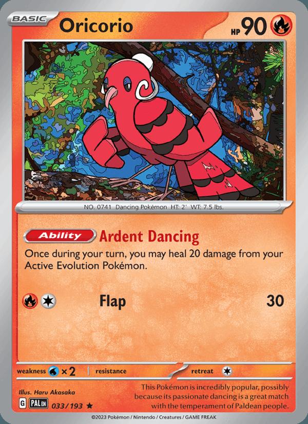 Oricorio - Paldea Evolved (Rare) [PAL-033] Hoofdafbeelding