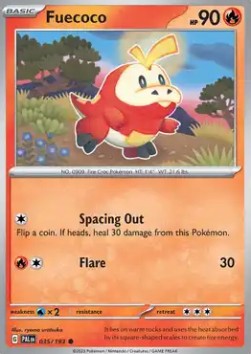 Fuecoco - Paldea Evolved (Common) [PAL-035] Hoofdafbeelding
