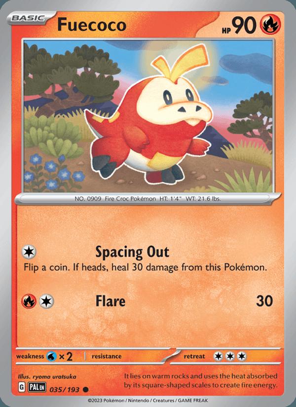 Fuecoco - Paldea Evolved (Common) [PAL-035] Main image