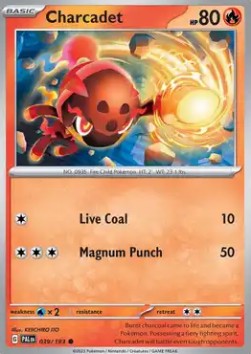 Charcadet - Paldea Evolved (Common) [PAL-039] Hover Image