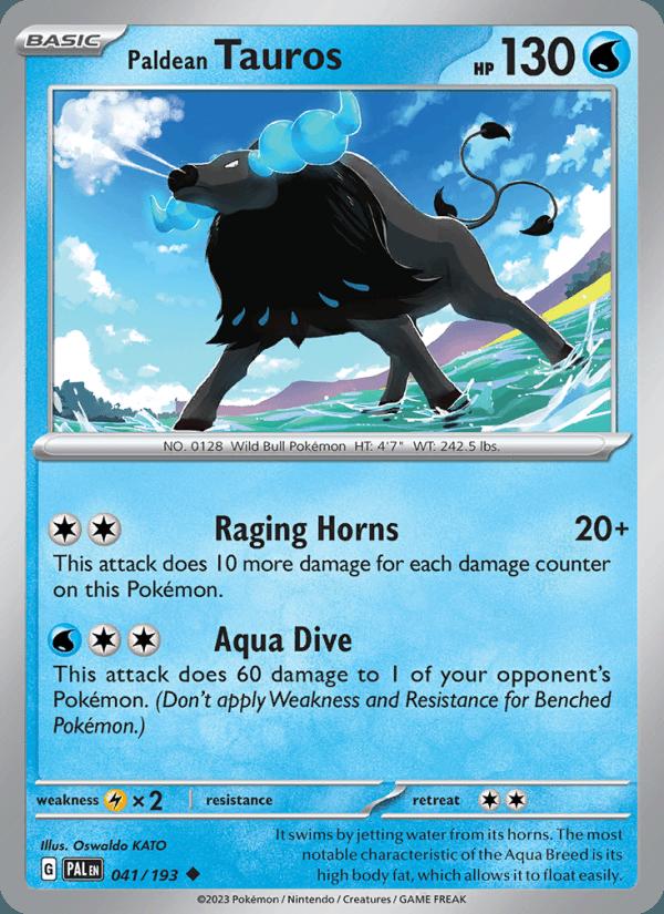 Paldean Tauros - Paldea Evolved (Uncommon) [PAL-041] Hoofdafbeelding