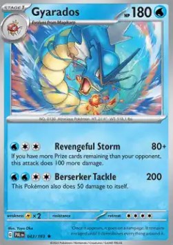 Gyarados - Paldea Evolved (Rare) [PAL-043] Hover Image