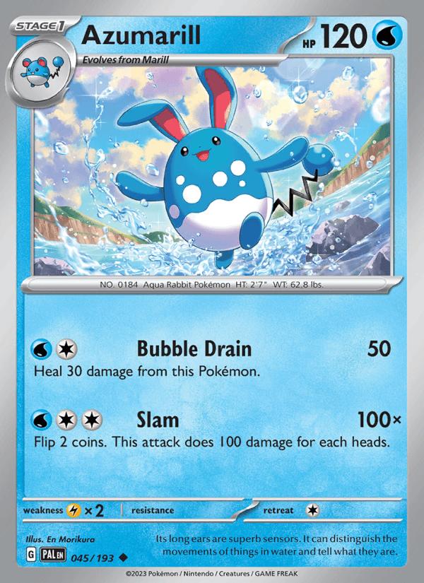 Azumarill - Paldea Evolved (Uncommon) [PAL-045] Imagen principal del producto