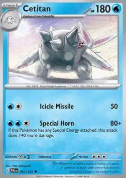 Cetitan - Paldea Evolved (Uncommon) [PAL-055] Hover Image