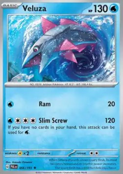Veluza - Paldea Evolved (Rare) [PAL-056] Immagine principale del prodotto