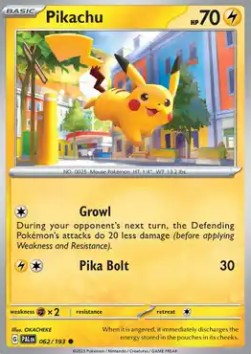 Pikachu - Paldea Evolved (Common) [PAL-062] Hoofdafbeelding
