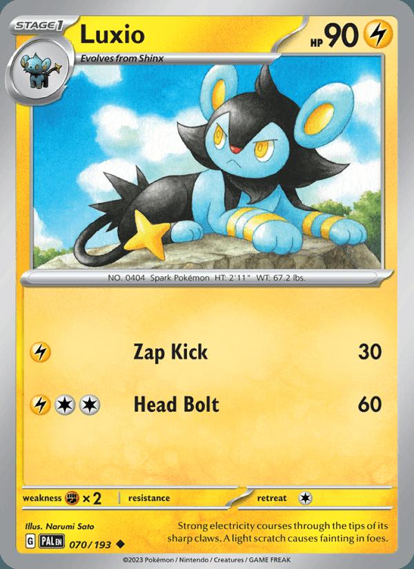 Luxio - Paldea Evolved (Uncommon) [PAL-070] Main image