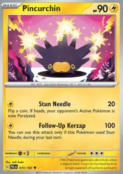 Pincurchin - Paldea Evolved (Uncommon) [PAL-073] Hoofdafbeelding
