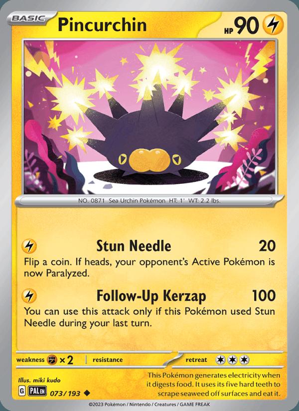 Pincurchin - Paldea Evolved (Uncommon) [PAL-073] Hoofdafbeelding