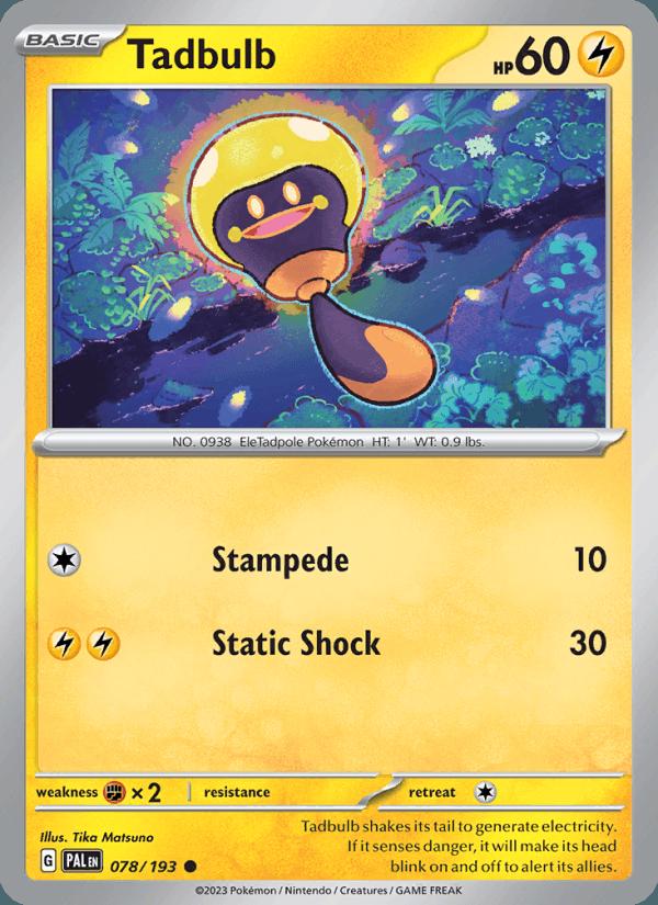 Tadbulb - Paldea Evolved (Common) [PAL-078] Image principale du produit