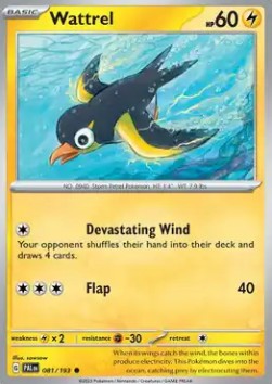 Wattrel - Paldea Evolved (Common) [PAL-081] Immagine principale del prodotto