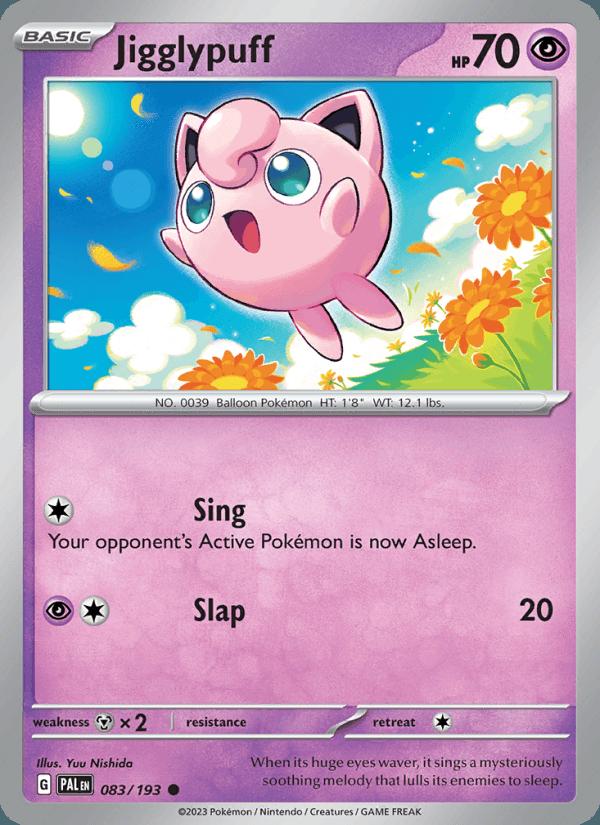 Jigglypuff - Paldea Evolved (Common) [PAL-083] Image principale du produit