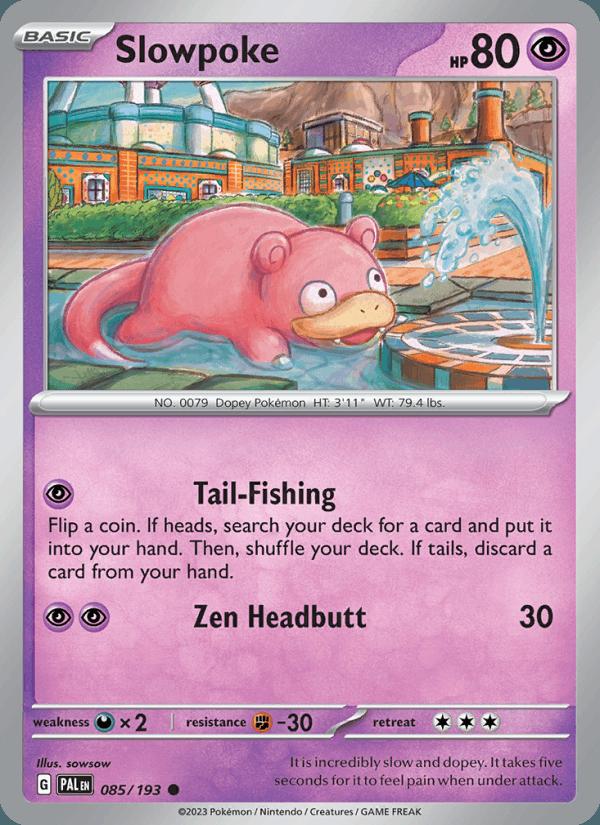 Slowpoke - Paldea Evolved (Common) [PAL-085] Hoofdafbeelding