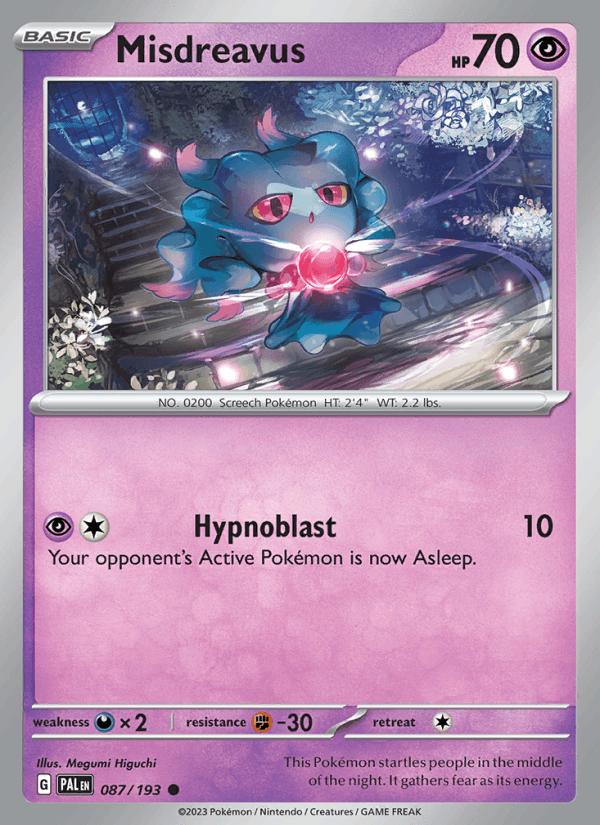 Misdreavus - Paldea Evolved (Common) [PAL-087] Main image