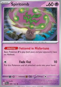 Spiritomb - Paldea Evolved (Rare) [PAL-089] Hauptbild