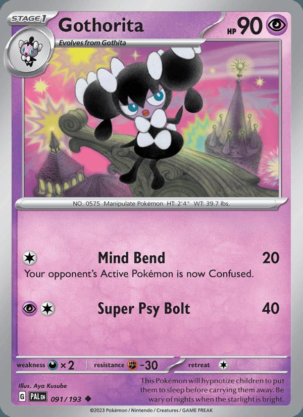 Gothorita - Paldea Evolved (Uncommon) [PAL-091] Main image