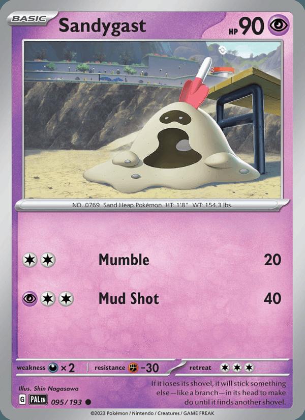 Sandygast - Paldea Evolved (Common) [PAL-095] Image principale du produit