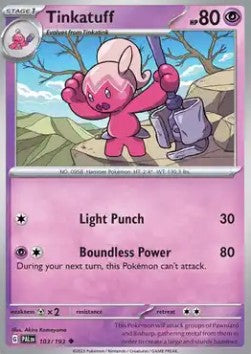 Tinkatuff - Paldea Evolved (Uncommon) [PAL-103] Hover Image