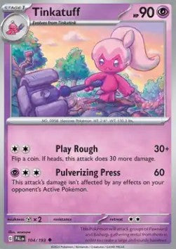 Tinkatuff - Paldea Evolved (Uncommon) [PAL-104] Immagine principale del prodotto